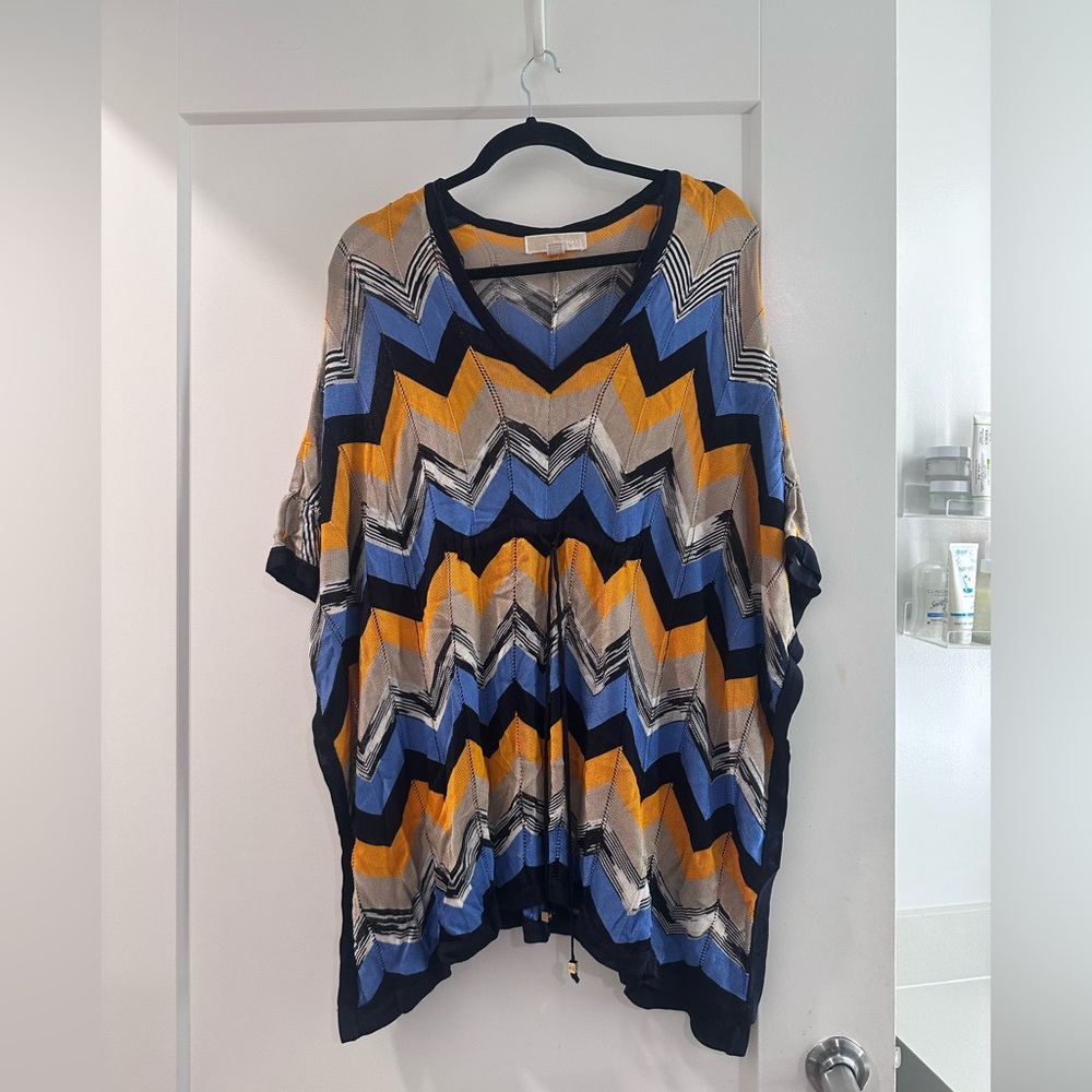 Michael Kors Chevron Multicolor Blouse